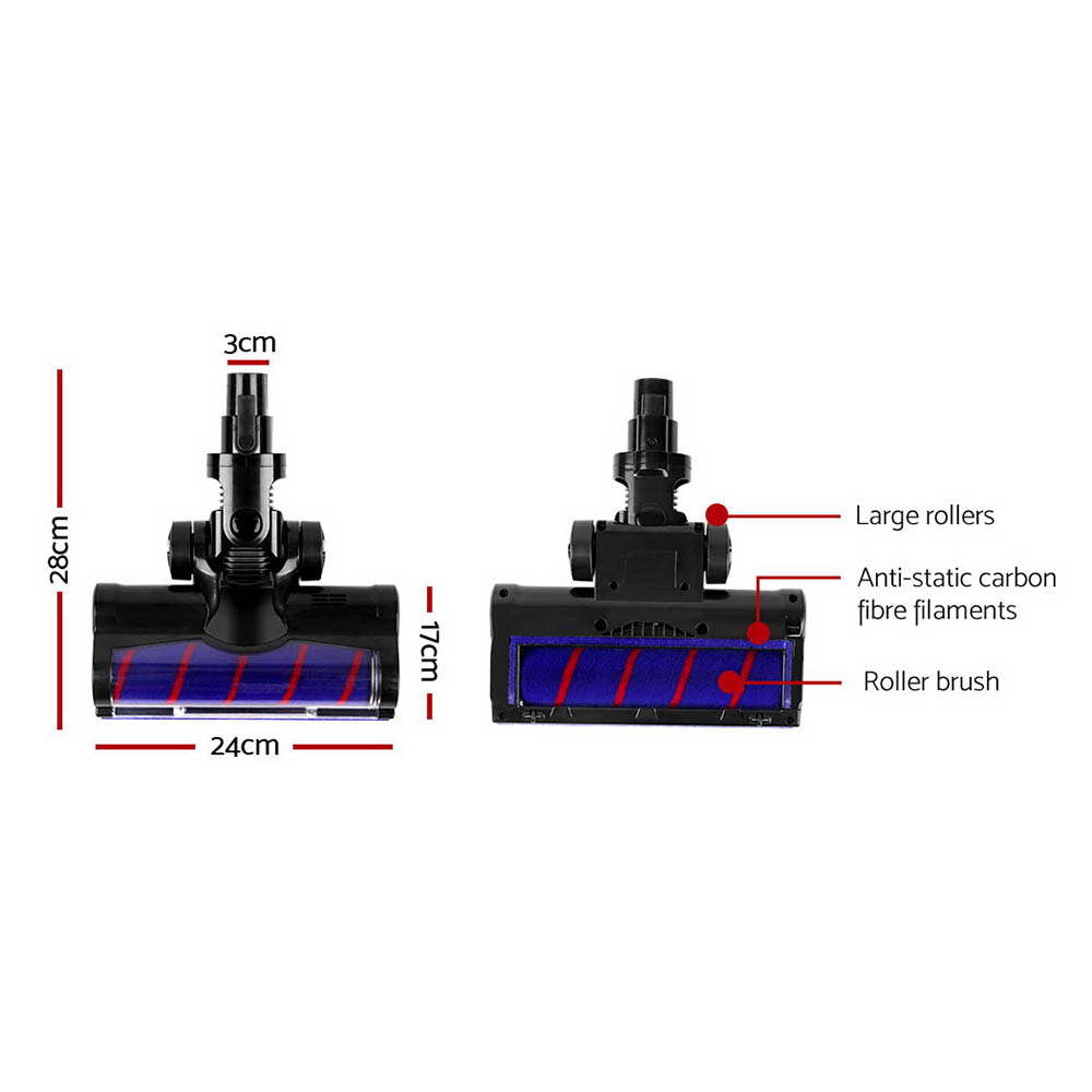 Devanti Stick Vacuum Cleaner Motorised Roller Brush Head view 2
