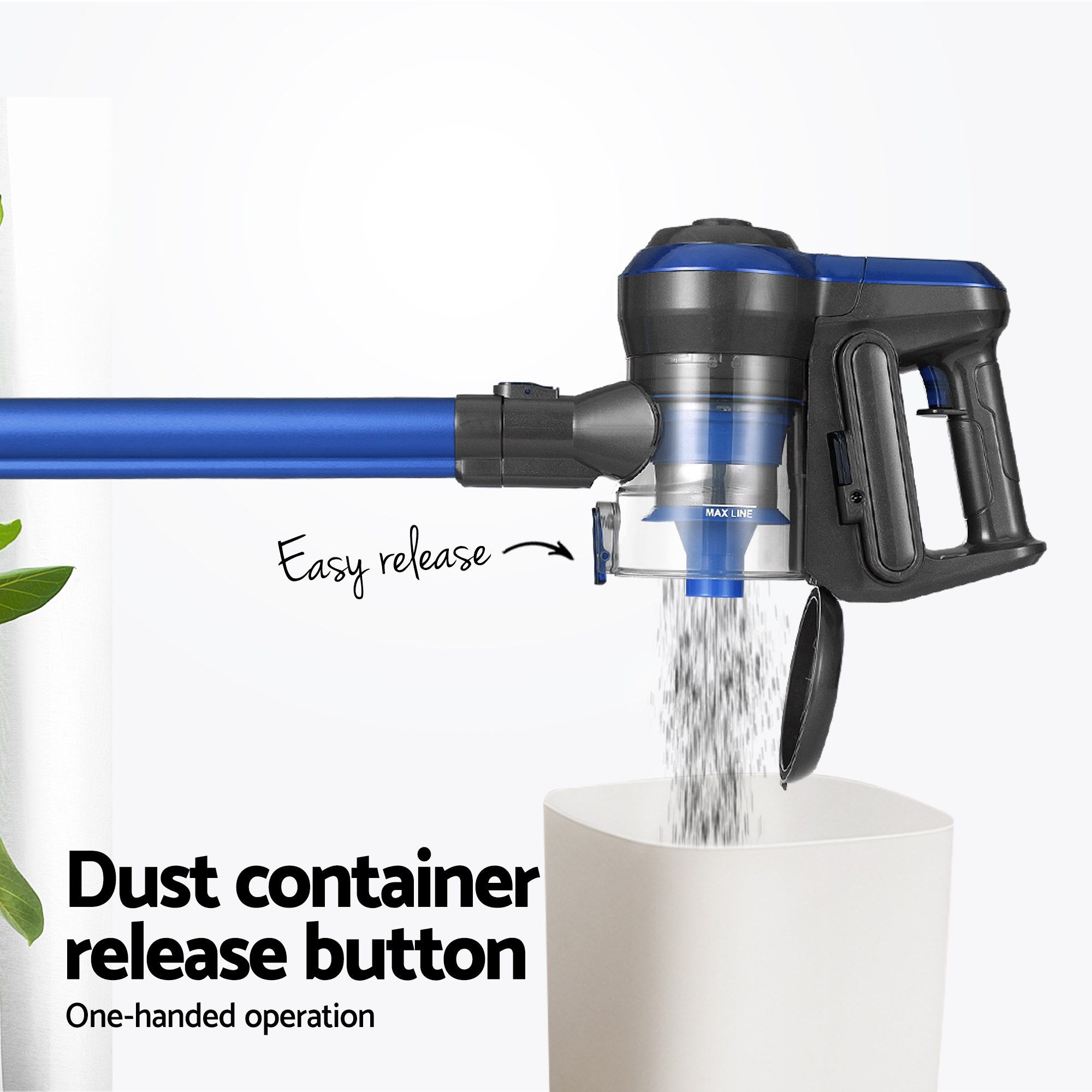 Devanti Brushless Cordless Stick Vacuum Cleaner 250W view 4