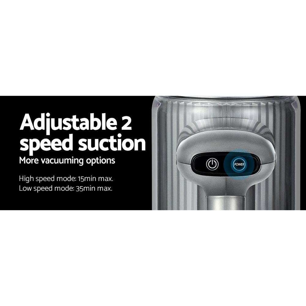 Devanti Bagless Cordless Stick Vacuum Cleaner 120W Purple view 3
