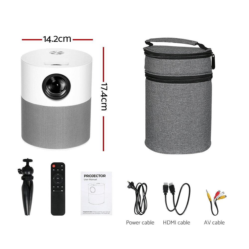 Devanti Portable Mini Video Projector 1080P WiFi view 2