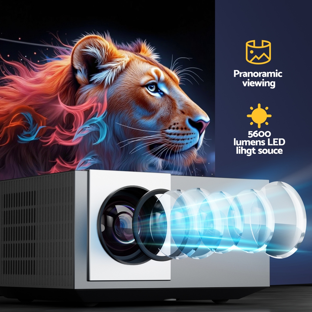Devanti 4K Google TV Wifi Video Projector Home Cinema view 5