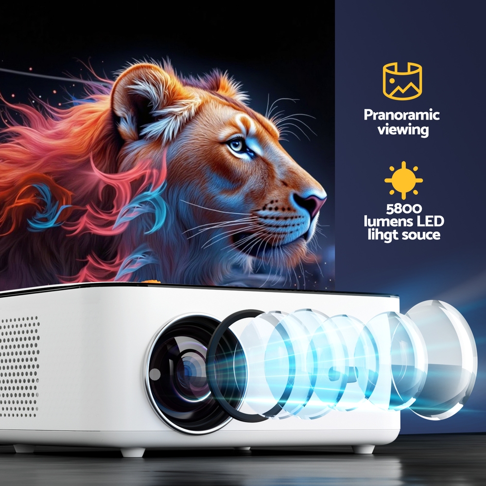 Devanti 4K Android Wifi Video Projector Home Cinema view 5