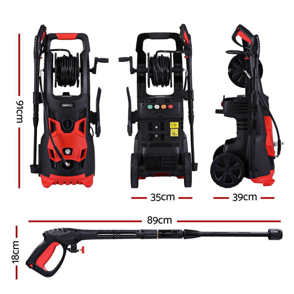 Giantz High Pressure Washer Electric, 2400PSI or 2800PSI view 2