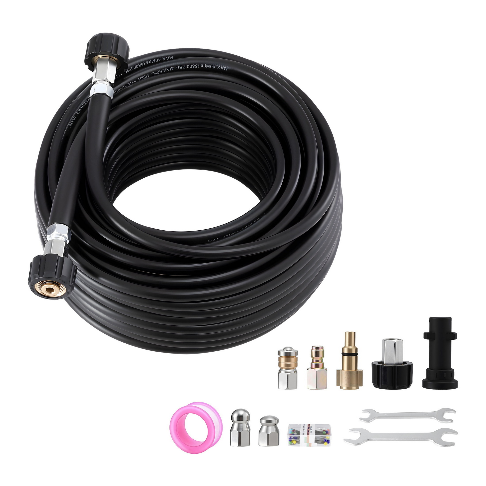 Giantz Pressure Washer Hose 30m 5800PSI Quick Connect