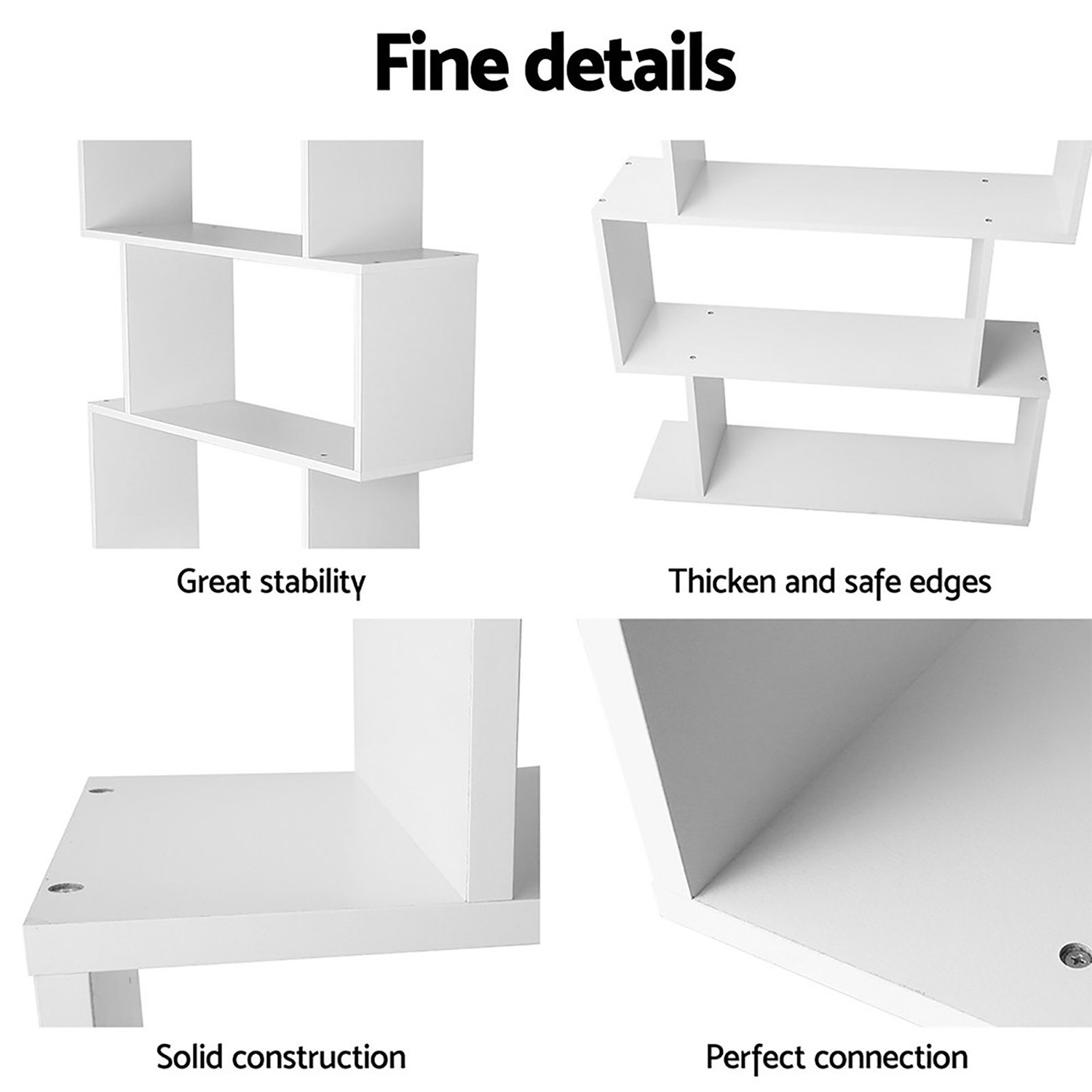 Artiss Elvis Trundle Bed Frame & Display Shelf Set view 3