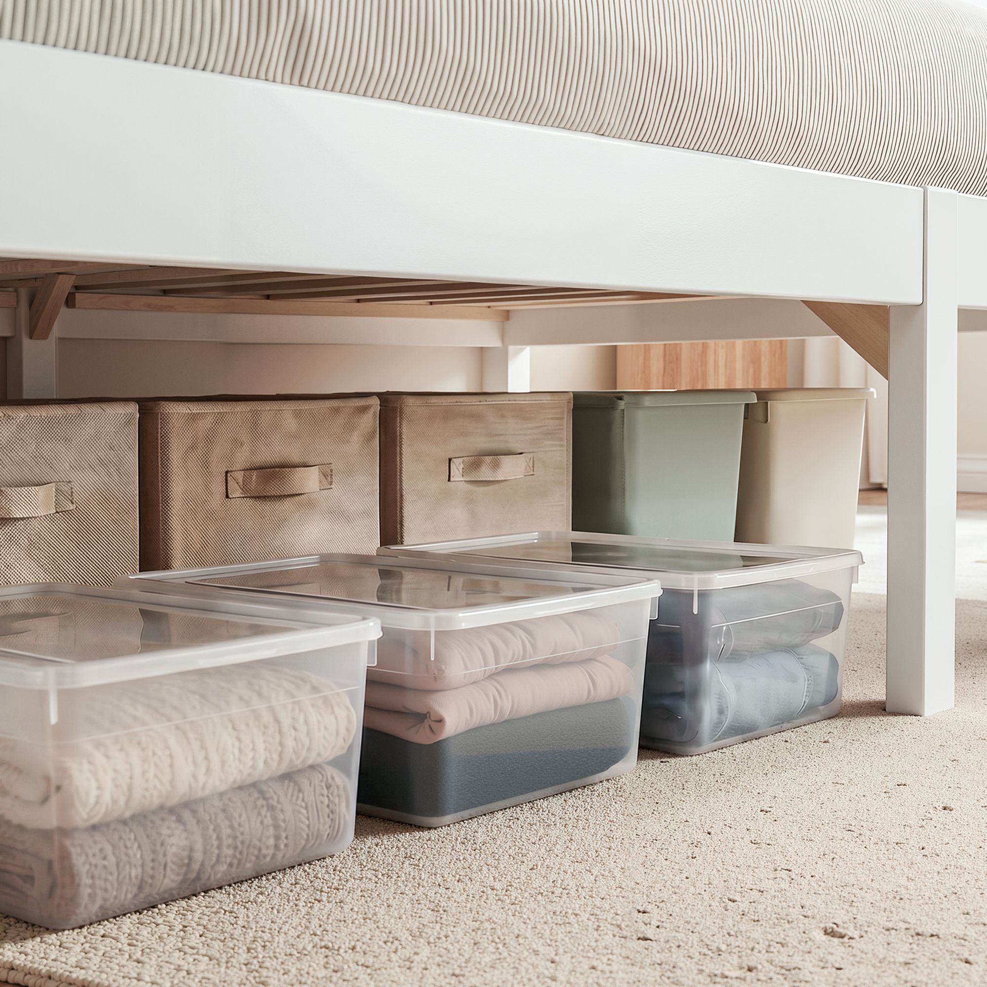 Artiss LEXI Wooden Bed Frame, White view 4