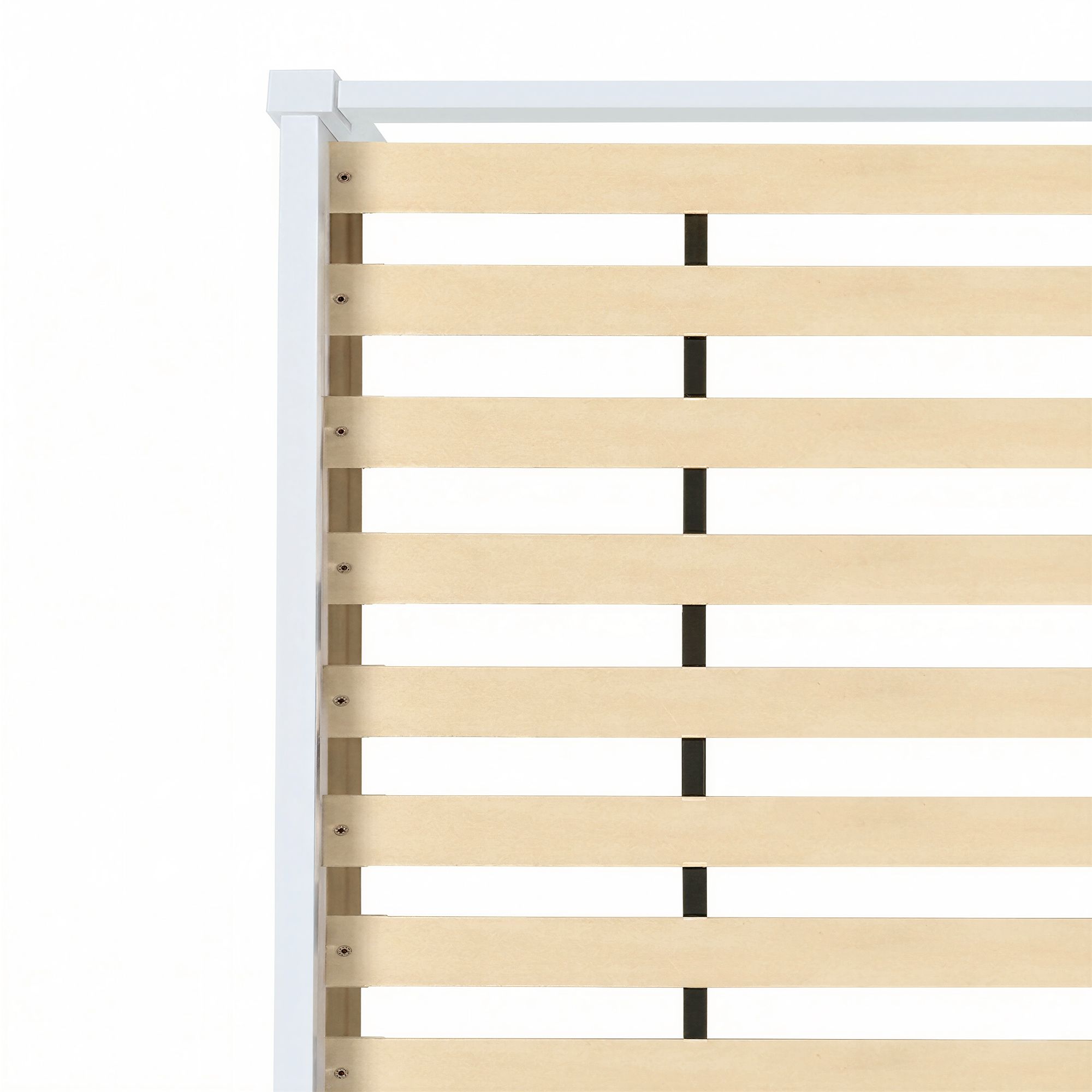 Artiss JADE Wooden Bed Frame, White view 5