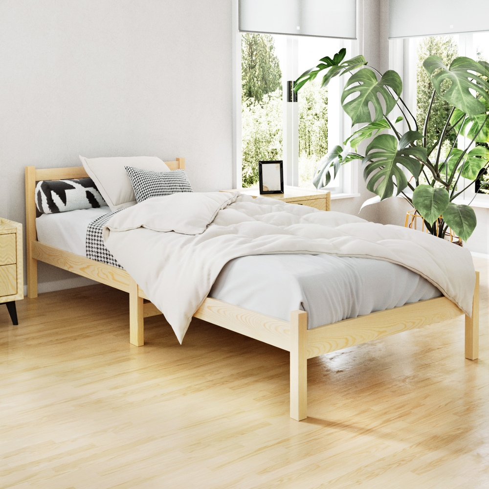 Artiss SOFIE Wooden Bed Frame, Multiple Sizes