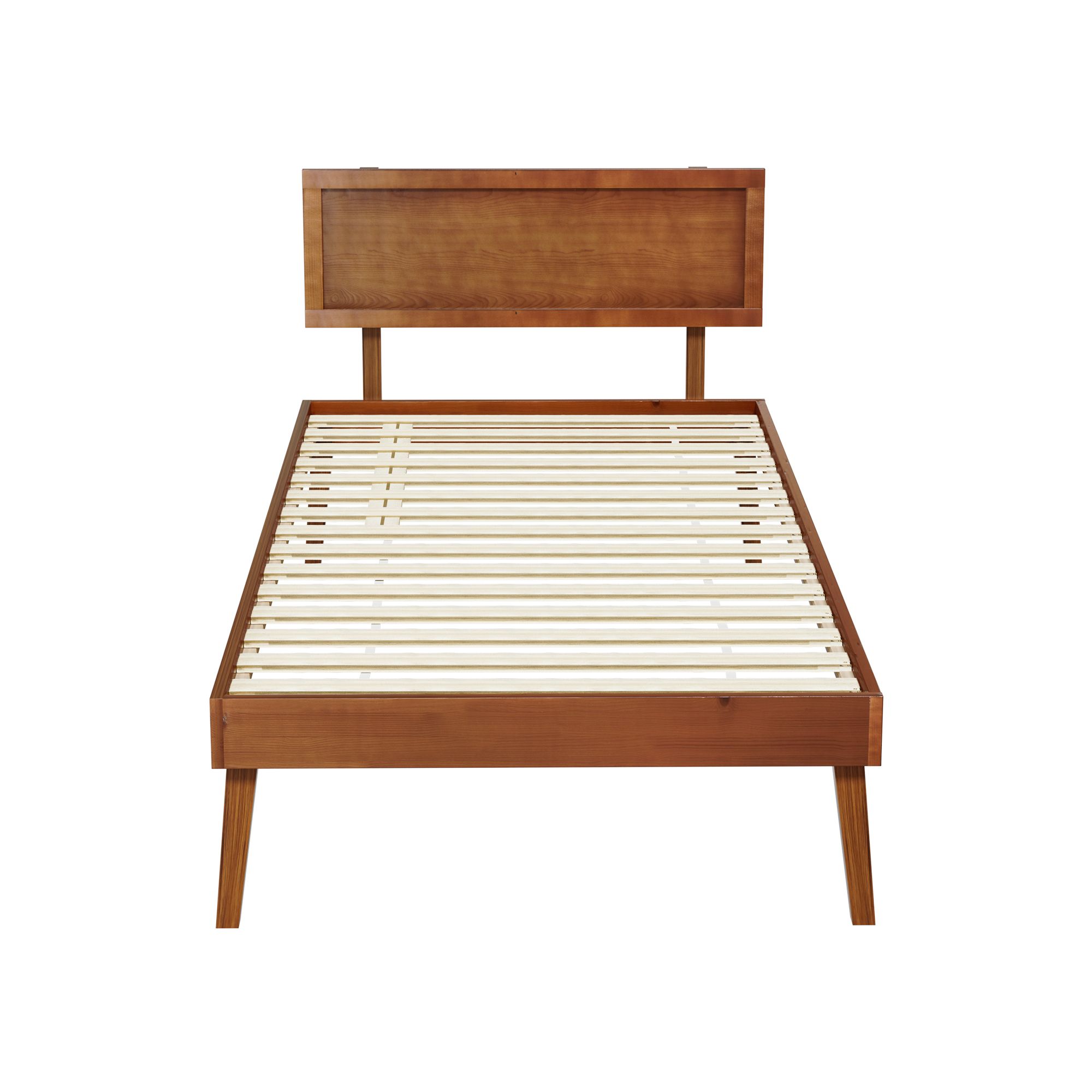 Artiss SPLAY Wooden Bed Frame, Walnut view 3