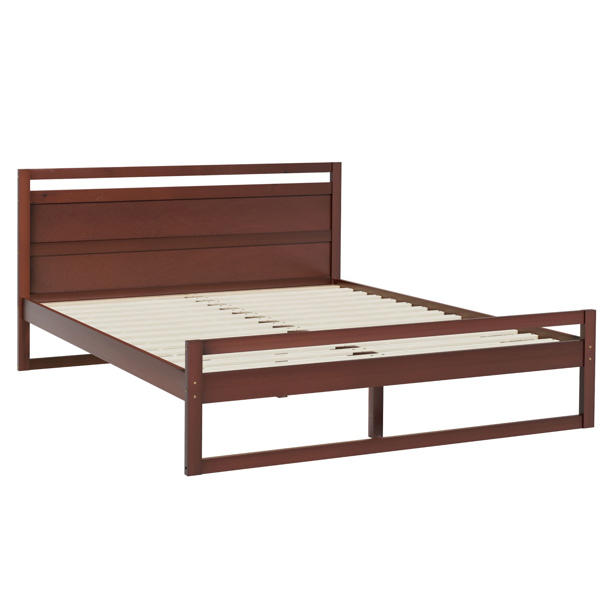 Artiss WITTON Wooden Bed Frame, Walnut