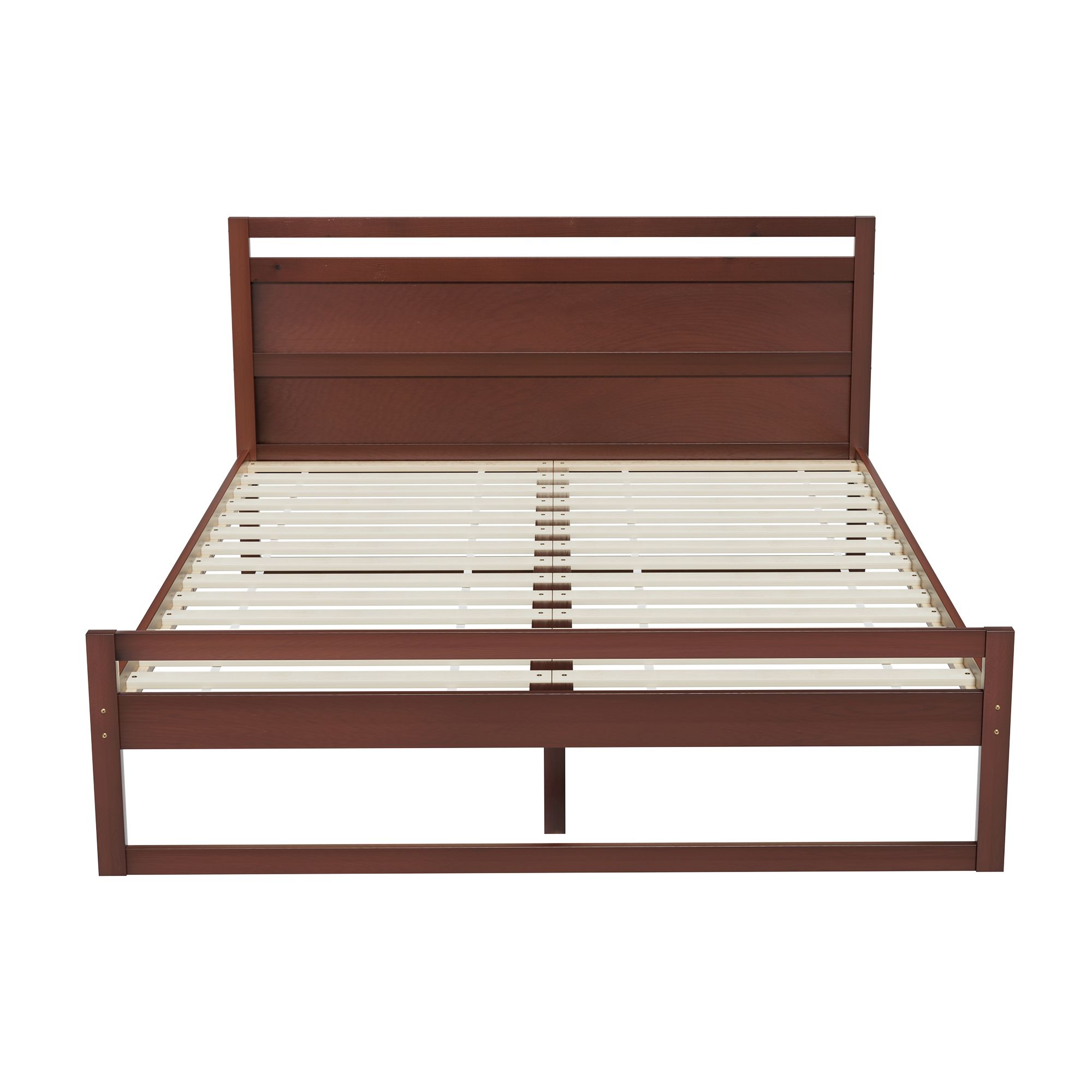 Artiss WITTON Wooden Bed Frame, Walnut view 3