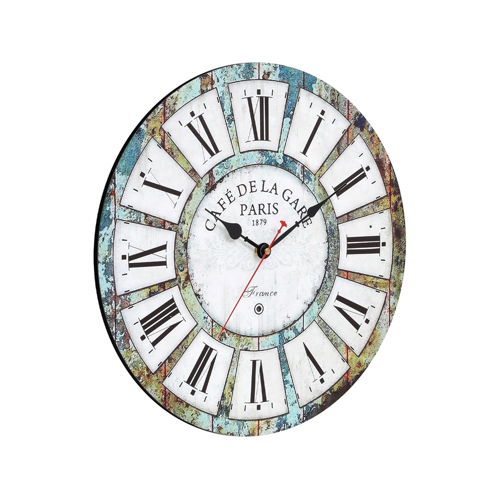 Artiss 40cm Rustic Wall Clock view 3