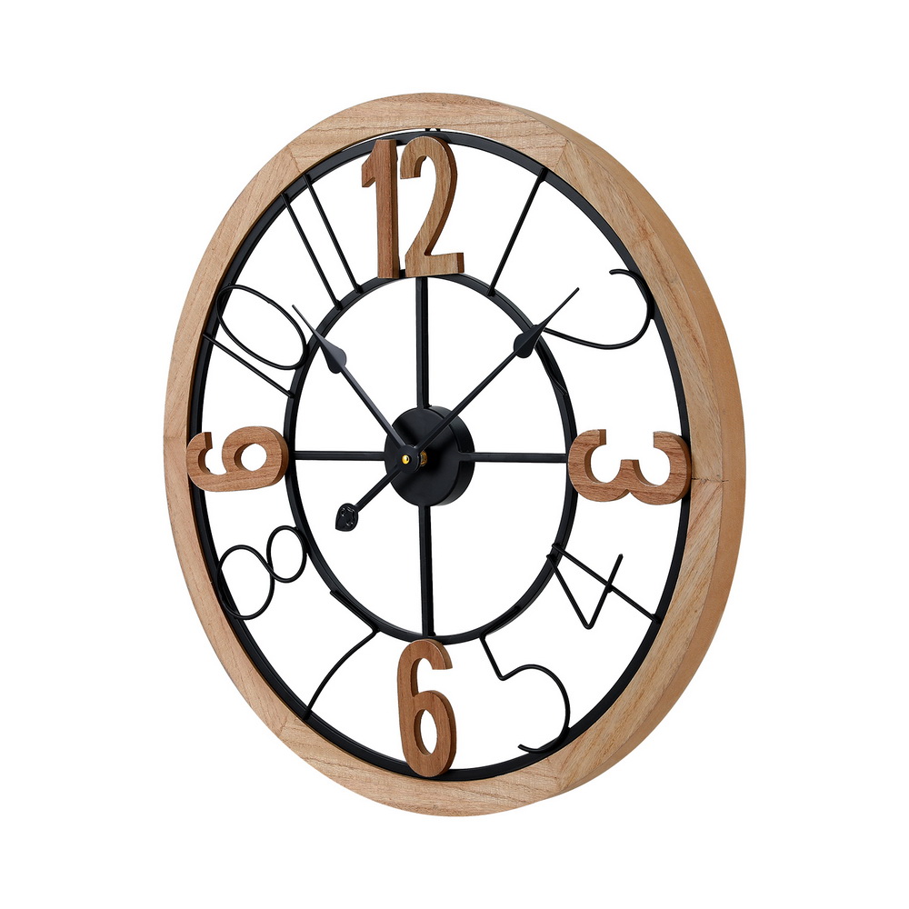 Artiss 60cm Wall Clock with Arabic Numerals view 3