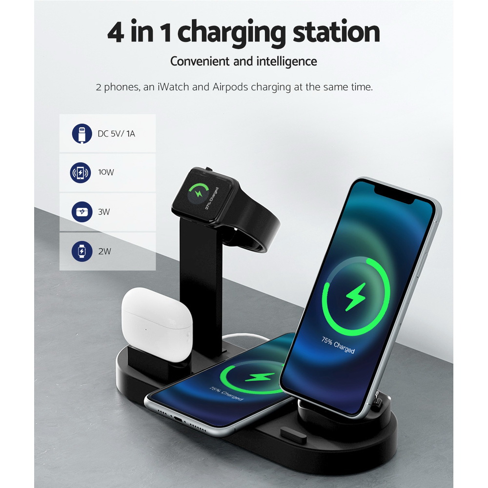 Devanti 4-in-1 Wireless Charger Dock 10W view 5