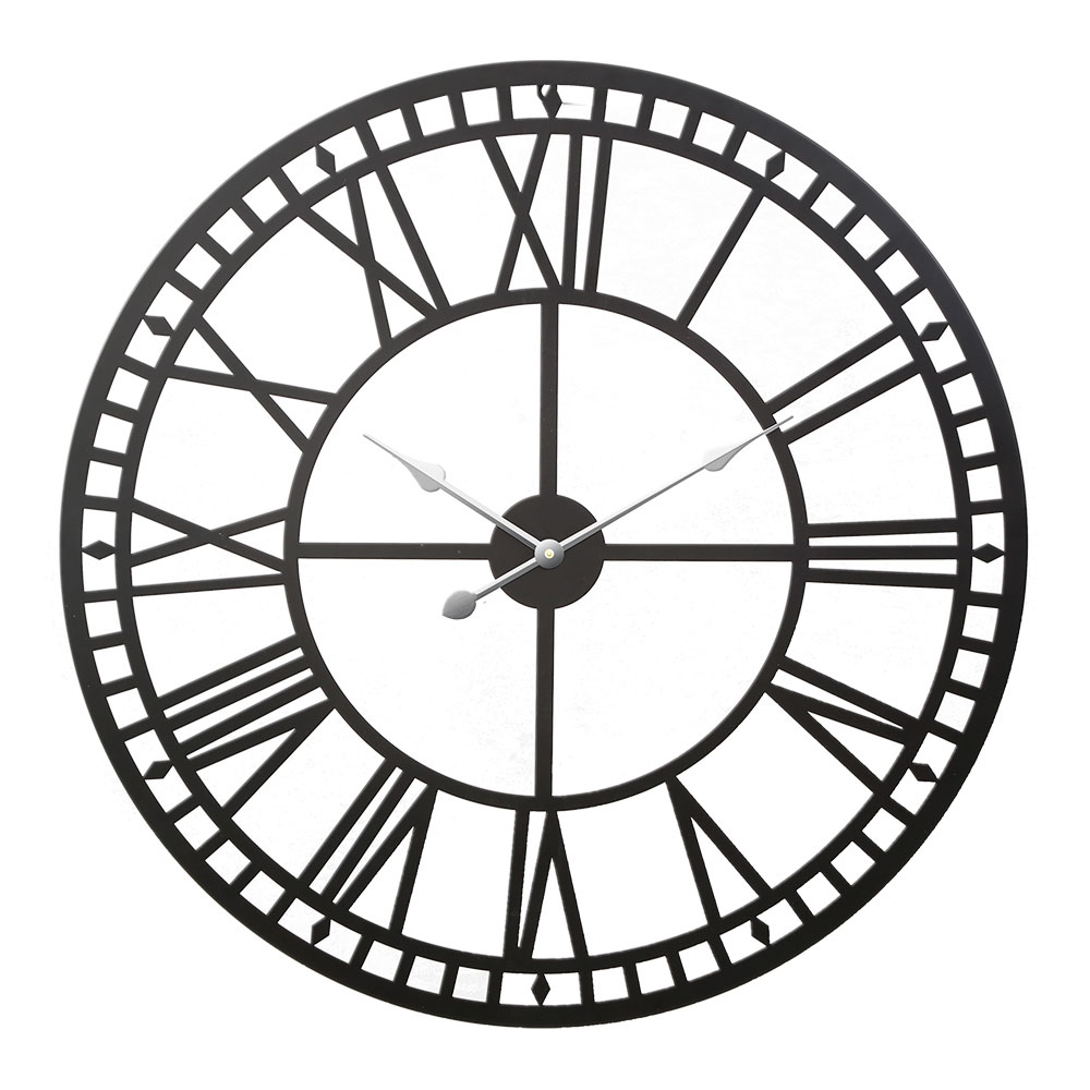 Artiss 60cm Metal Wall Clock Roman Numerals