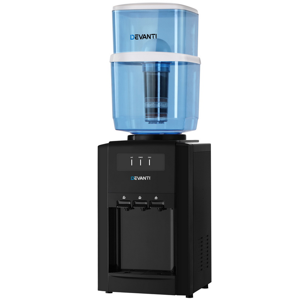Devanti 22L Water Cooler Dispenser Bench Top 3 Taps