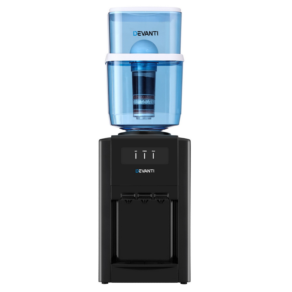 Devanti 22L Water Cooler Dispenser Bench Top 3 Taps view 3