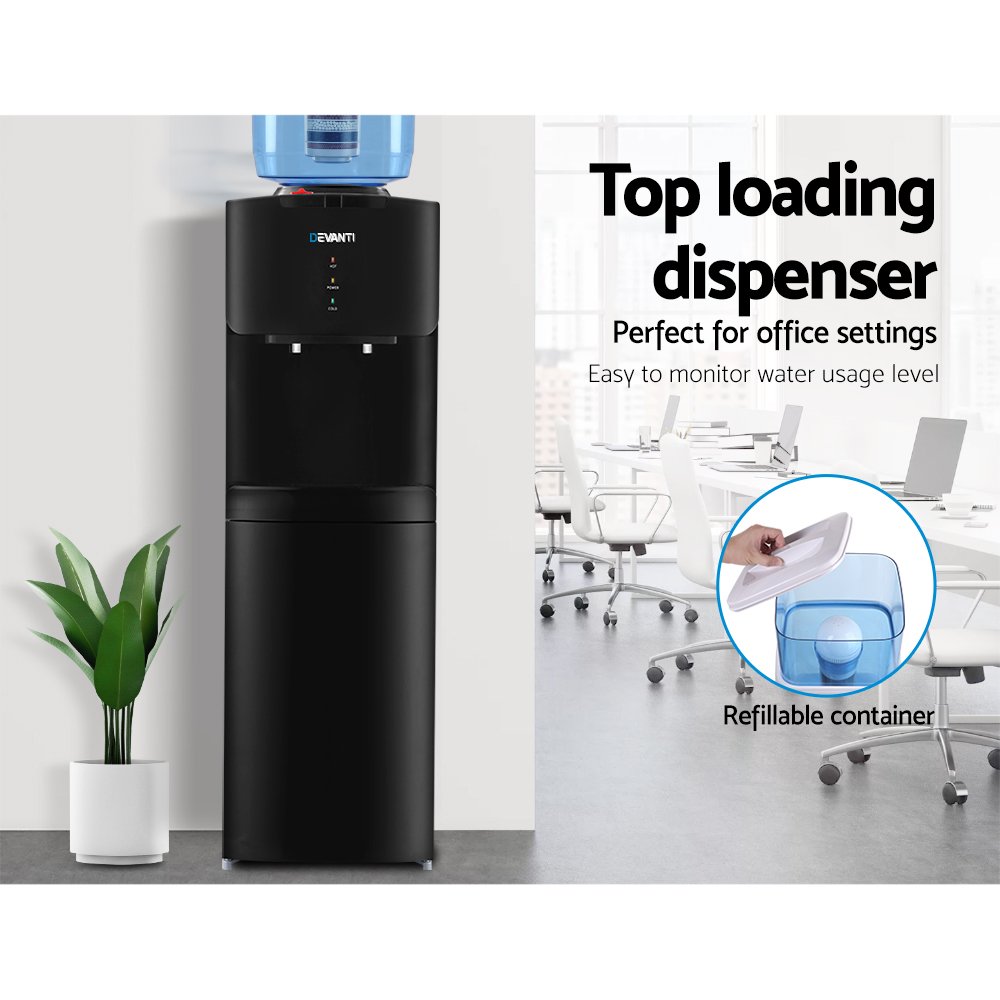 Devanti Water Cooler Dispenser Stand 22L 2 Filters view 4
