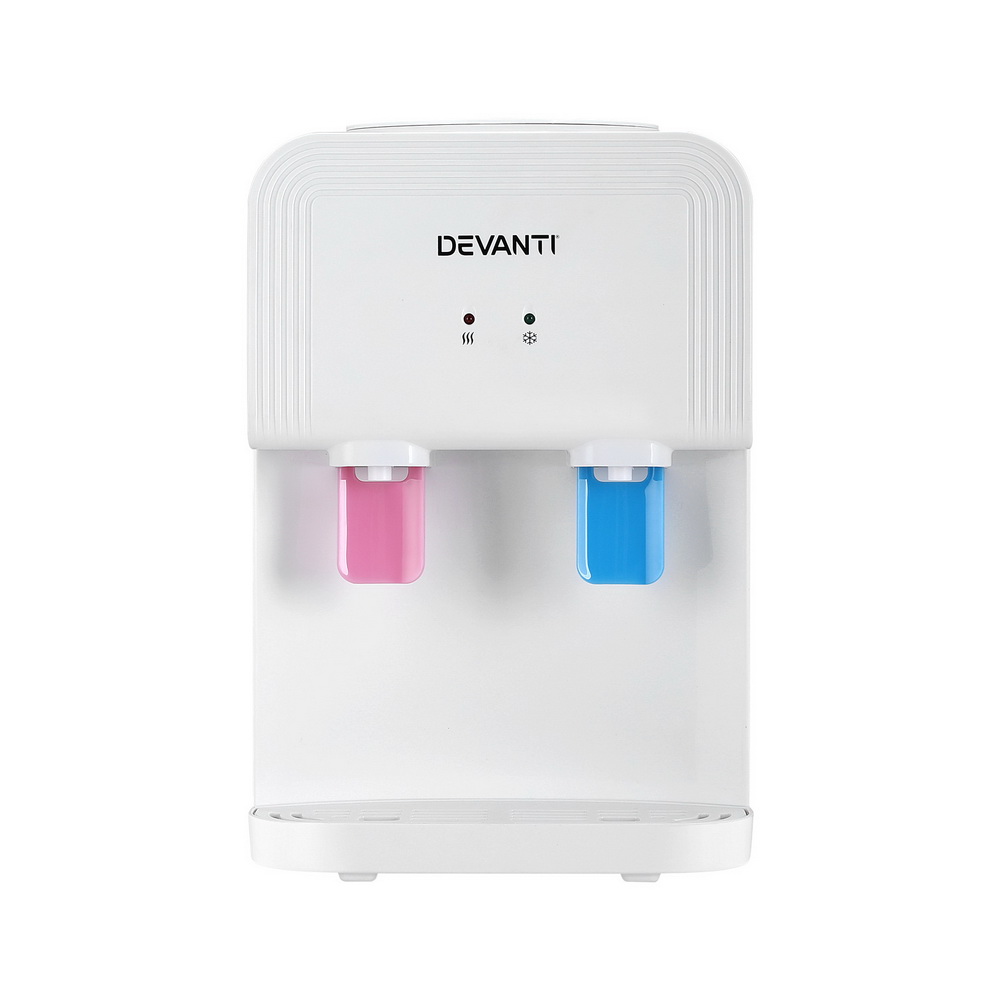 Devanti Bench Top Water Cooler Dispenser White view 2