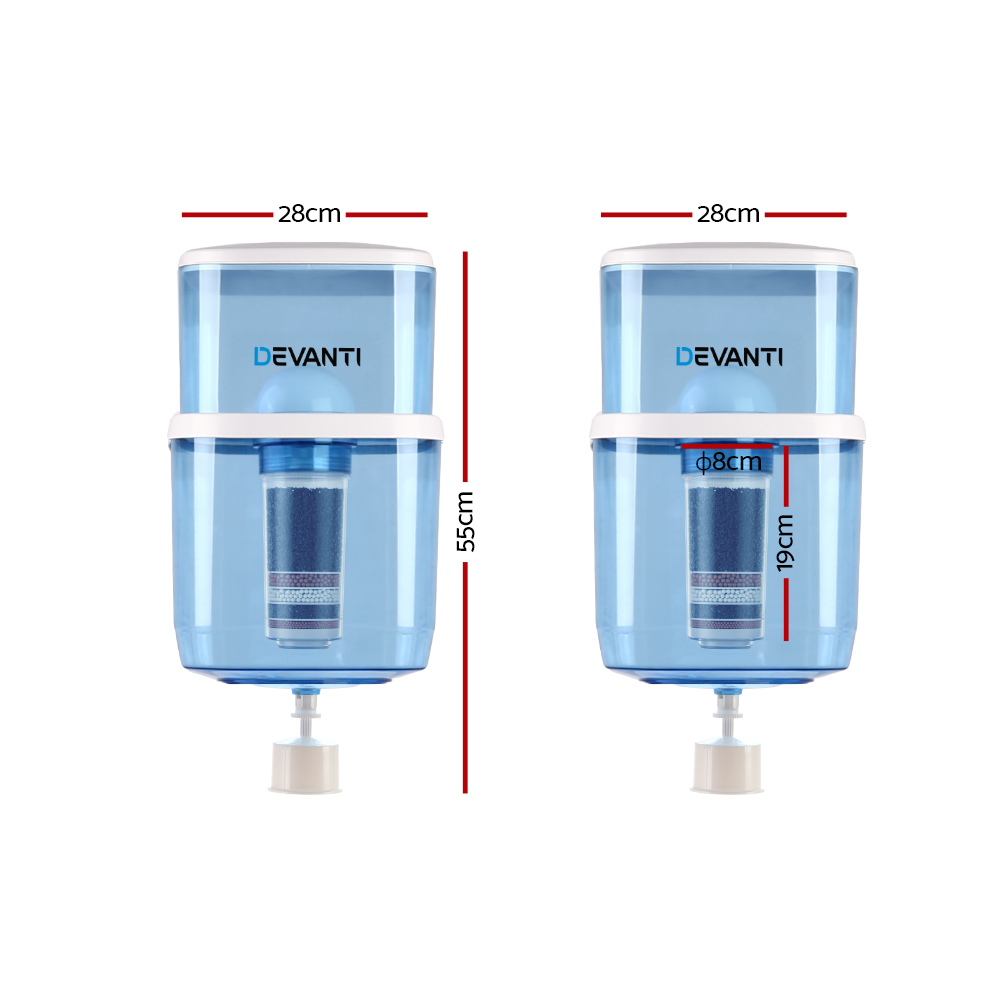 Devanti 22L Water Cooler Dispenser Filter Bottle view 2