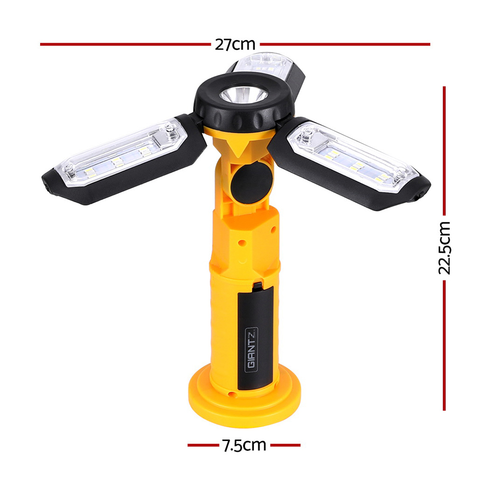 Giantz Folding LED Work Light with Hook USB Charged view 2