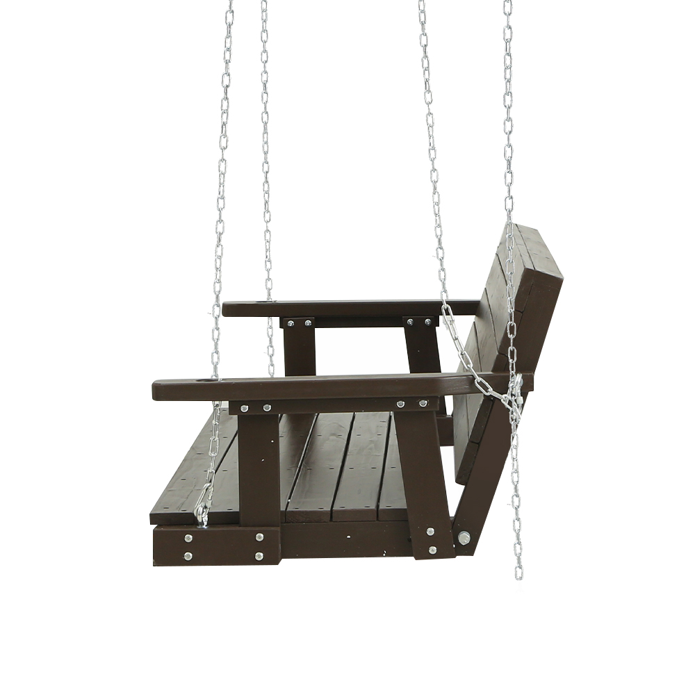 Gardeon Wooden Porch Swing Chair 3 Seater Bench view 3