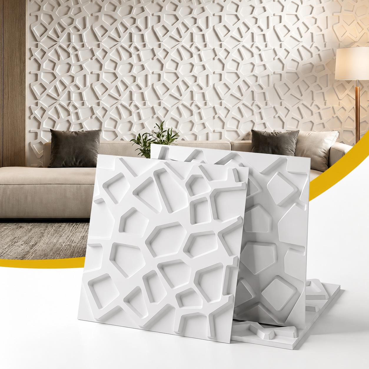Artiss 3D PVC Wall Panels Set of 15 in 2 Styles