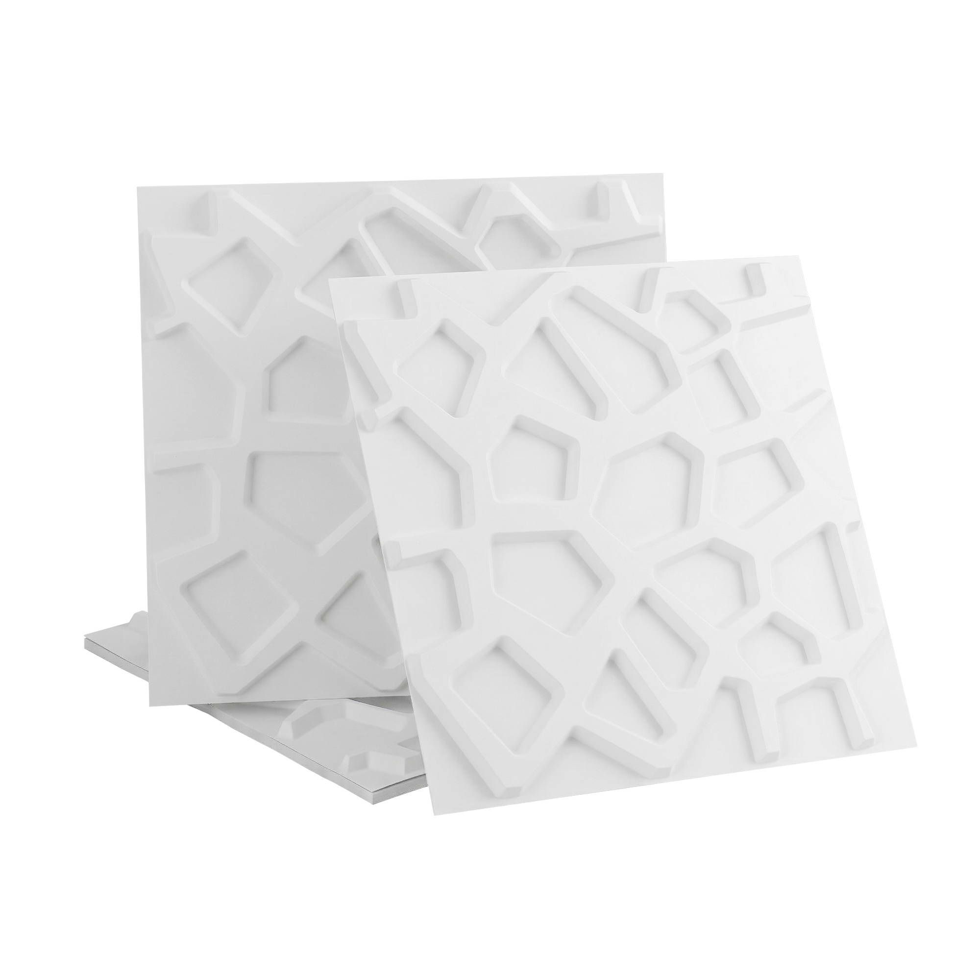 Artiss 3D PVC Wall Panels Set of 15 in 2 Styles view 3