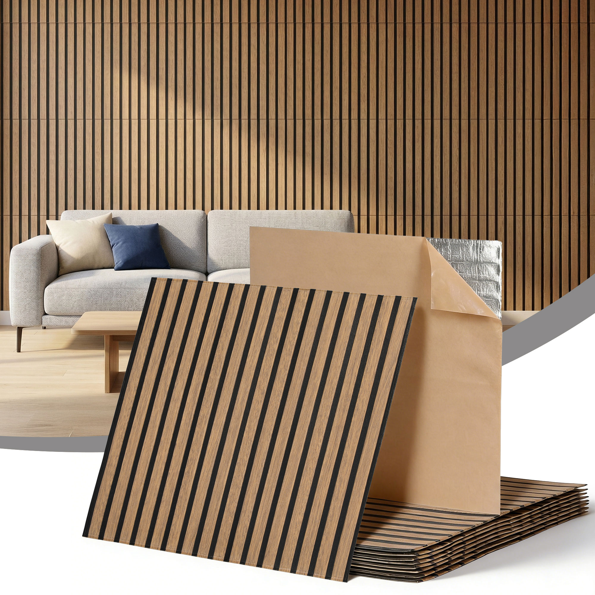 Artiss 10 PCS Peel and Stick Wall Panels in 2 Colours