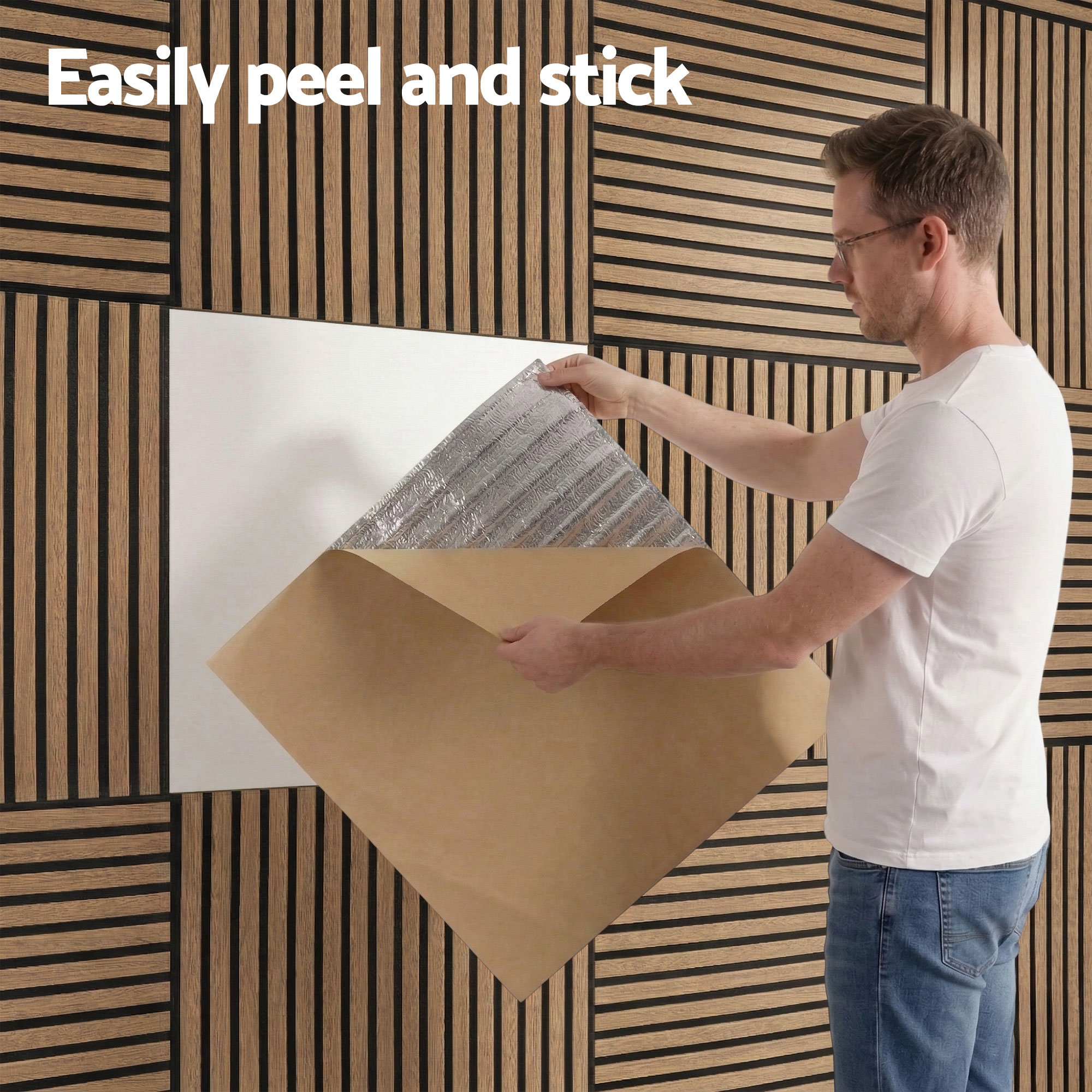 Artiss 10 PCS Peel and Stick Wall Panels in 2 Colours view 4