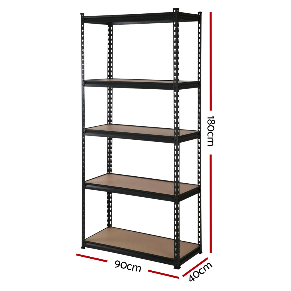 Giantz 4x1.8m Garage Shelving Warehouse Racking, 2 Colours view 2