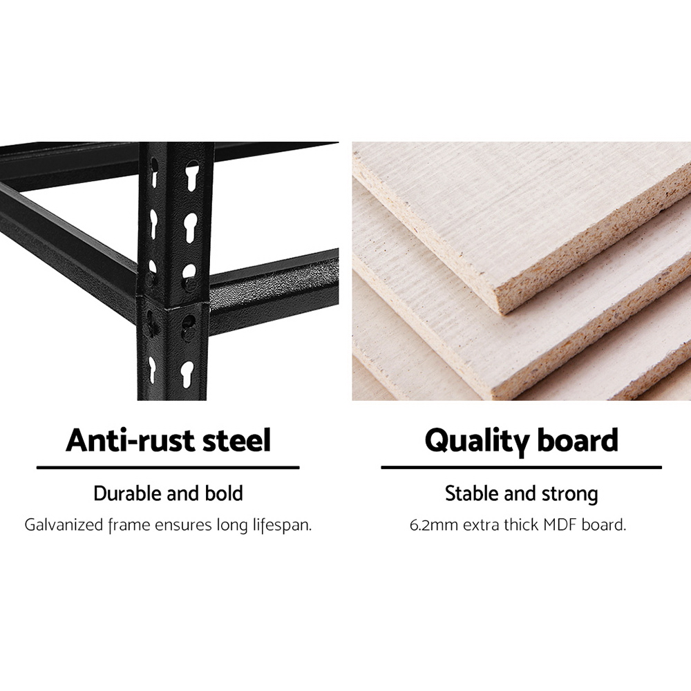 Giantz 4x1.8m Garage Shelving Warehouse Racking, 2 Colours view 5