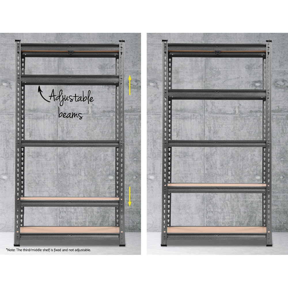 Giantz 2x1.5m Steel Warehouse Racking Shelf Set view 5