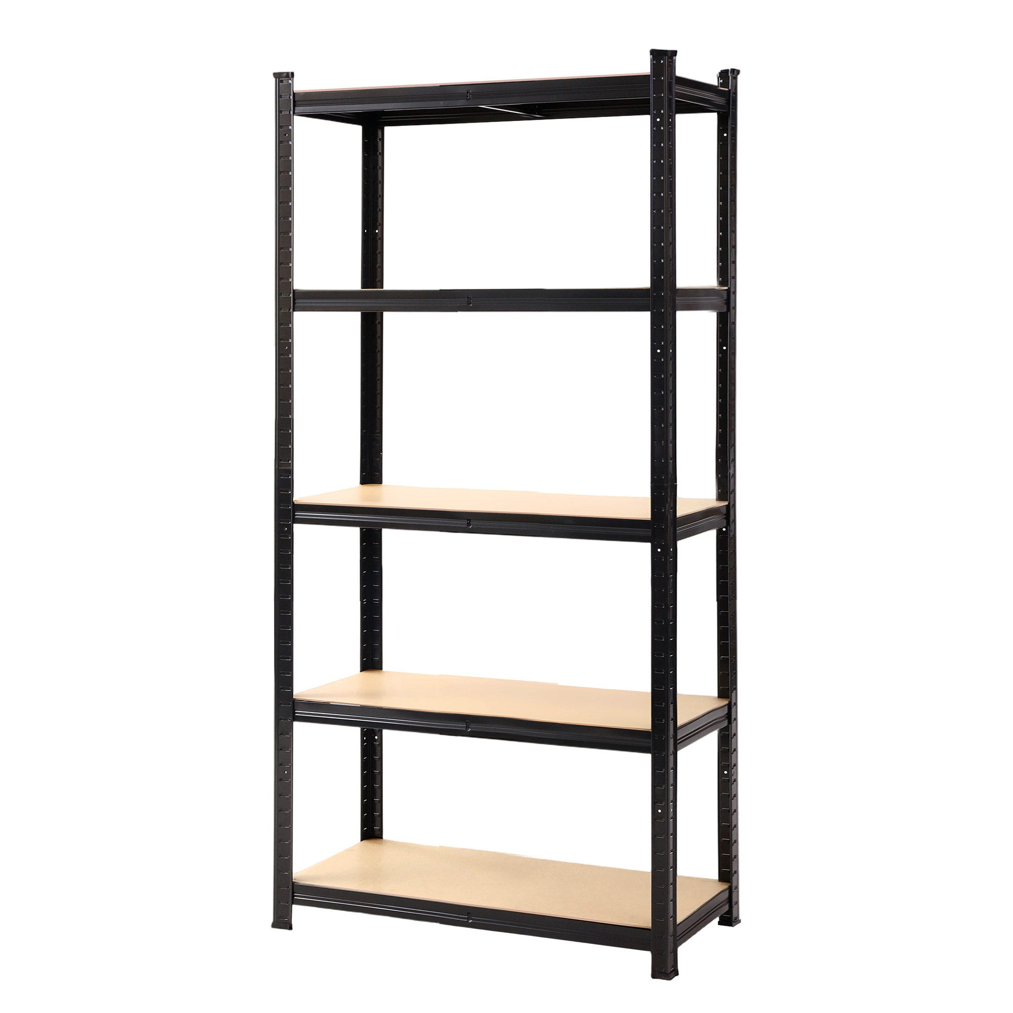 Giantz 5 Tier Garage Shelving 1.5x0.7m, Black view 2
