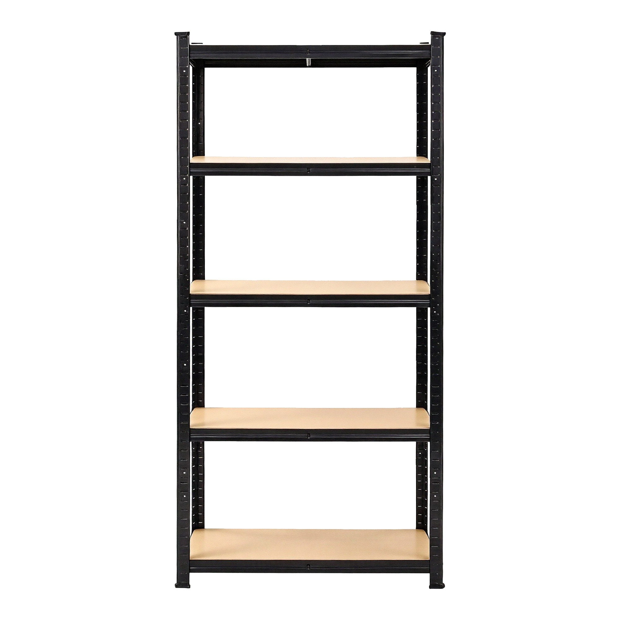 Giantz 5 Tier Garage Shelving 1.5x0.7m, Black view 4
