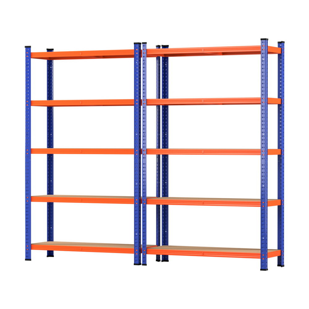 Giantz 5 Tier Garage Shelving Rack 1.8m, 2 Pack