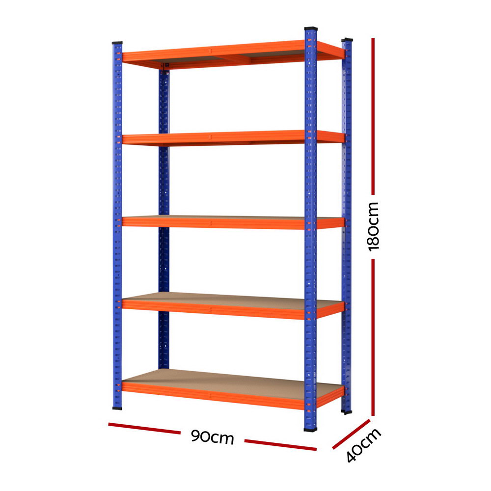 Giantz 5 Tier Garage Shelving Rack 1.8m, 3 Pack view 2