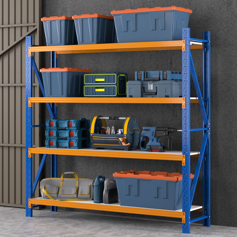 Giantz 2x2m Garage Shelving Rack 200kg Steel Warehouse Shelf
