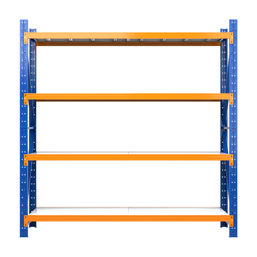 Giantz Warehouse Rack 2x2m 200kg Shelf, Blue view 3