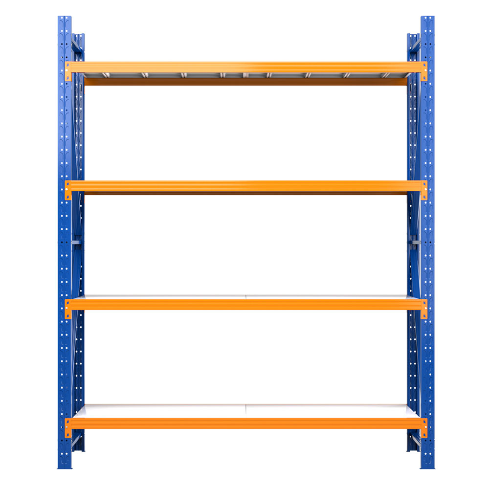 Giantz Warehouse Rack 2x2.4m 200kg Shelf, Blue view 3